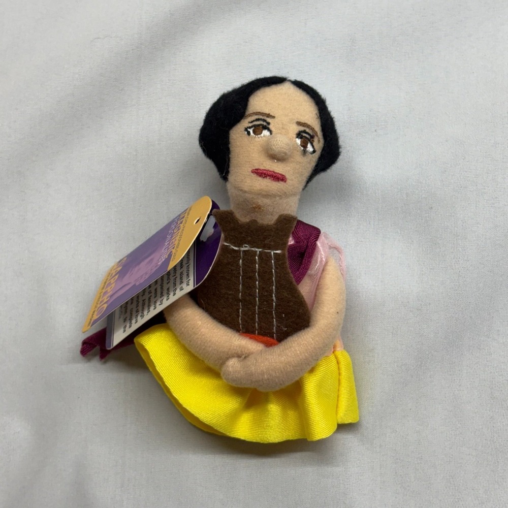 Unemployed Philosophers Guild Sappho Finger Puppet Magnet Yellow Excellent 2008